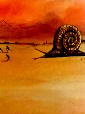 Les escargots - Affiche