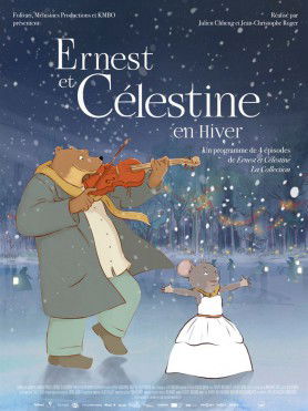 Ernest et célestine en hiver - Affiche